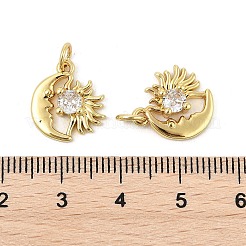 Ottone micro spianare pendenti zirconi&nbsp;KK-P300-01G
