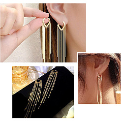 12 paio di 6 cerchi in ottone per orecchini&nbsp;KK-CD0001-21