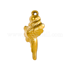 Breloques conques pendentifs en acier inoxydable 304&nbsp;STAS-OY004-29G
