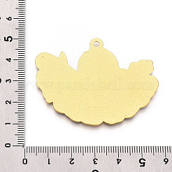 Rack-Plattierung Legierung Emaille große Anhänger&nbsp;ENAM-N056-395F-G