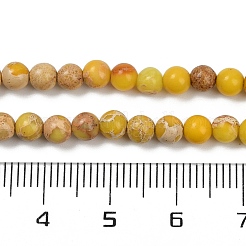 Gefärbte natürliche Regalit/Imperial Jaspis/Meeressediment Jaspis Perlen Stränge&nbsp;G-B124-C04-04