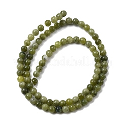 Natürliche chinesische Jade/südliche Jade Perlen Stränge&nbsp;G-G735-38-4mm