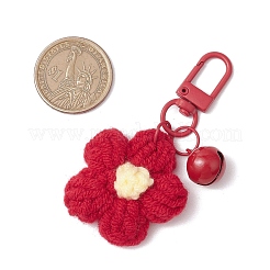 Blumenanhänger aus Baumwolle&nbsp;HJEW-JM02916-02
