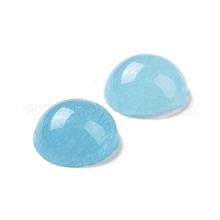 Natürliche weiße Jade Cabochons&nbsp;X-G-G506-8mm