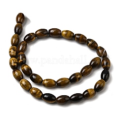 Natürlichen Tigerauge Perlen Stränge&nbsp;G-A275-A01-8x12mm