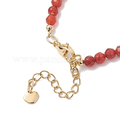Bracciali con perline di pietre preziose naturali e perle d'acqua dolce coltivate per le donne&nbsp;BJEW-JB13218