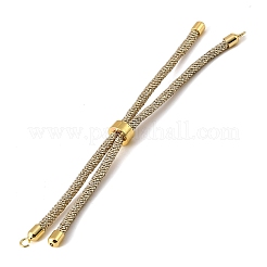 Verstellbares rundes Armband aus geflochtenem Polyesterband&nbsp;FIND-G117-01G-01