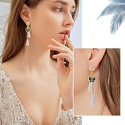 30 pieza de 5 estilos de accesorios para aretes de acero inoxidable 304 con revestimiento iónico (IP)&nbsp;STAS-UN0027-99