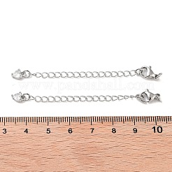 Messing mit Zirkonia Kettenverlängerung&nbsp;KK-B102-44P