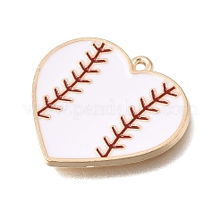 Pendentifs en alliage émaillé de baseball&nbsp;AL-CBA2166-01G-05