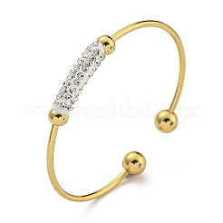 202 Edelstahl-Armreif-&nbsp;SJEW-M101-01G