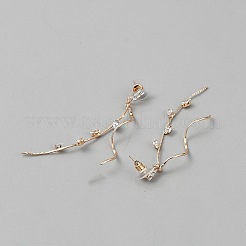 Boucles d'oreilles pendantes en alliage œil de cheval&nbsp;EJEW-WH0004-191KCG