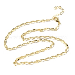 4 mm lange Messingketten für Damen&nbsp;NJEW-K271-02G