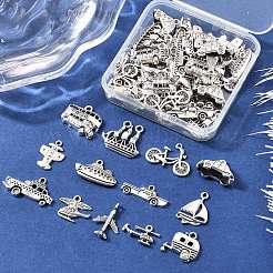 52pcs 13 pendentifs en alliage de style tibétain&nbsp;TIBEP-FP0001-10