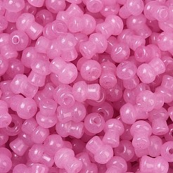 Perles de rocaille en verre de couleurs transparentes&nbsp;SEED-R001-01F