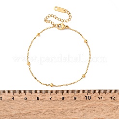 Bracelets à chaînes satellites en acier inoxydable 304&nbsp;BJEW-M096-02A-G