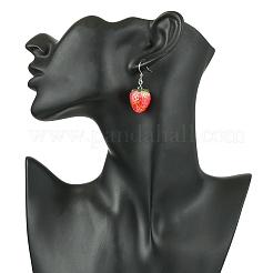 Orecchino pendente in resina&nbsp;EJEW-FS00012