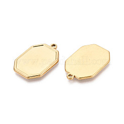 Pendentifs cabochons en acier inoxydable 304&nbsp;STAS-N108-75G