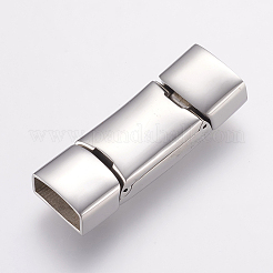Fermoirs magnétiques en acier inoxydable 304 avec emembouts collées&nbsp;STAS-G136-06P