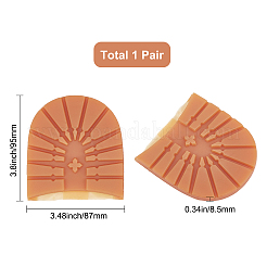 Zapatos de goma antideslizantes suela de tacón inferior&nbsp;DIY-WH0319-38B