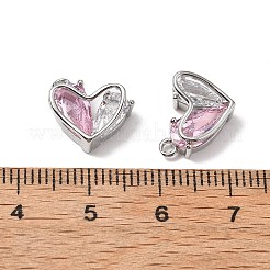 Pendentifs avec zircon cubiques à micro-pavés en laiton&nbsp;KK-A259-18P-03