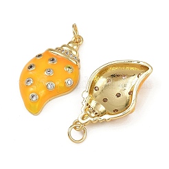 Ottone micro spianare pendenti zirconi&nbsp;KK-L241-21G