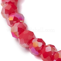 Weihnachtsbaum & Weihnachtsmann & Weihnachtskranz Legierung Emaille Charm Armbänder&nbsp;BJEW-TA00507