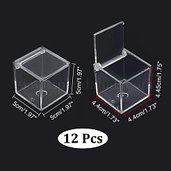 Coffrets cadeaux en plastique transparent&nbsp;CON-WH0003-14