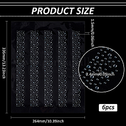 Strass di vetro termoadesivo&nbsp;DIY-WH0349-388D