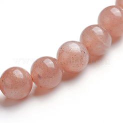 Natürliche sunstone Stretch-Armbänder&nbsp;BJEW-E373-6mm-13