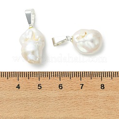 Anhänger aus natürlichen Edison-Barock-Keshi-Perlen&nbsp;PALLOY-JF05628