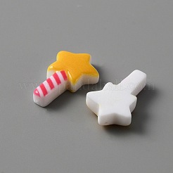 Undurchsichtigen Cabochons&nbsp;RESI-WH0021-42B