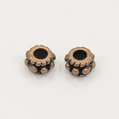 Tibetischen Stil Blume Abstandsperlen&nbsp;TIBEB-X0001-RS