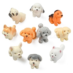 34 pz 17 stili di decorazioni per esposizione di cani in resina opaca&nbsp;RESI-CJ0005-40