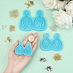 DIY Blatt baumeln Ohrstecker Silikonformen&nbsp;DIY-OC0003-96