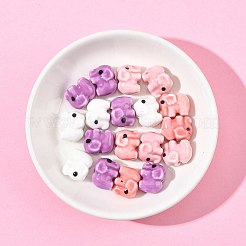 18 pezzo di perle di porcellana fatte a mano in 4 colori&nbsp;PORC-FS0001-43