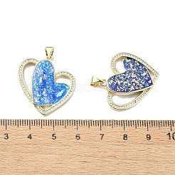 Pendentifs en laiton zircon cubique transparent&nbsp;KK-A221-24G