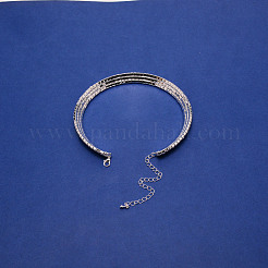 Kristall-Strass-Schmuckset&nbsp;SJEW-WH0001-003