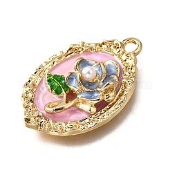 Emaille Anhänger Legierung&nbsp;ENAM-K076-13B-02
