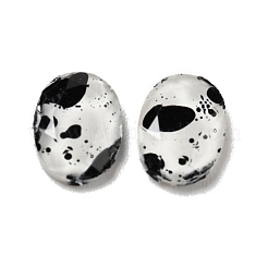 Harz-Cabochons mit Punktmuster&nbsp;MRMJ-G015-04