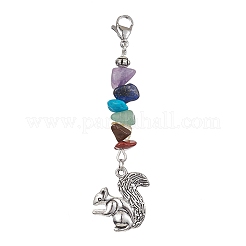 Décoration de pendentifs en alliage de style tibétain sur le thème de l'automne&nbsp;HJEW-JM01207
