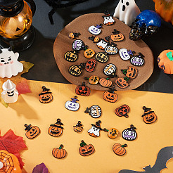 36pcs 12 Arten Halloween-Legierungs-Emaille-Anhänger&nbsp;ENAM-TA0003-51