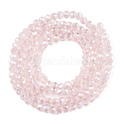 Chapelets de perles en verre électroplaqué&nbsp;LS-EGLA-A044-T1mm-B22