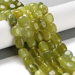 Natürliche Zitronen Jade Perlen Stränge&nbsp;G-P497-01D-04
