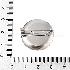 Broche de acero inoxidable 304 con cabujón&nbsp;STAS-E547-08H-P