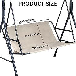 Housse de chaise pivotante en tissu Oxford&nbsp;AJEW-WH20001-77C-02