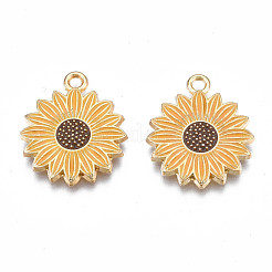 Crémaillère placage pendentifs en émail d'alliage&nbsp;X-ENAM-N055-055B