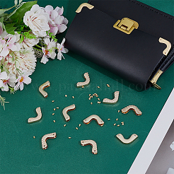 12 Bgas-Eckenschutz für Taschen aus Zinklegierung&nbsp;FIND-OC0013-83