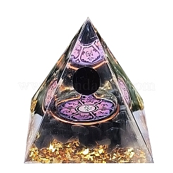 Générateurs d'énergie de résine de pyramide d'orgonite&nbsp;PW-WGF04D3-01