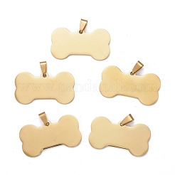 Placcatura ionica (ip) ciondoli in acciaio inossidabile 304&nbsp;STAS-I140-07B-G